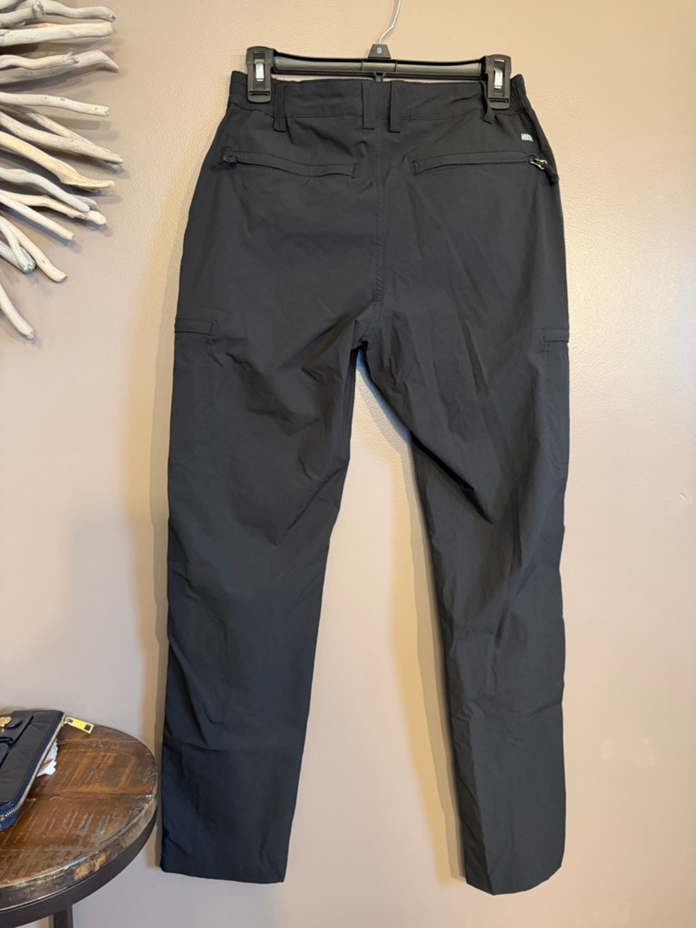 MIER quick dry hiking pants in dark charcoal grey
